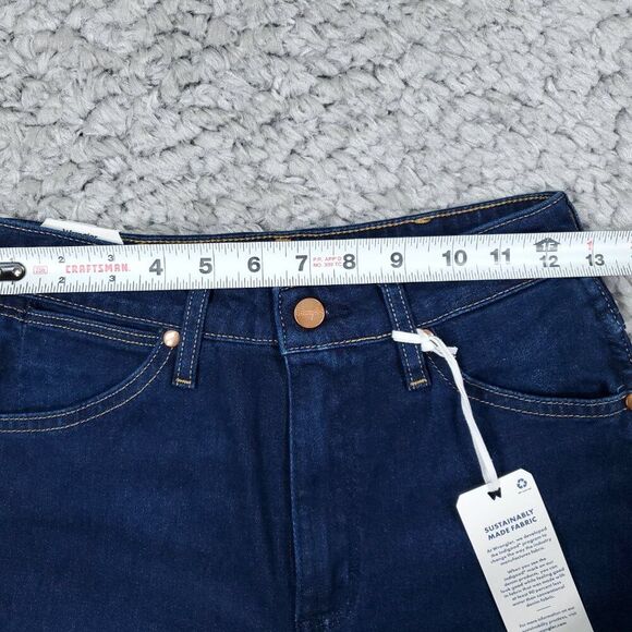 Wrangler Women's Flare & Wide Leg Jeans - Dark Blue - Picture 9 of 11